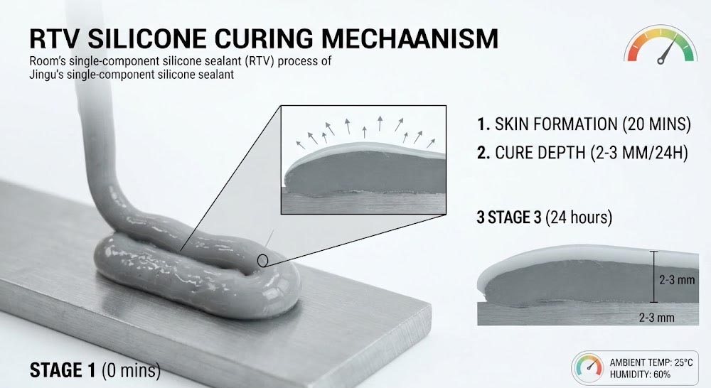 RTV Silicone Sealant Manufacturer Products Curing Mechanism