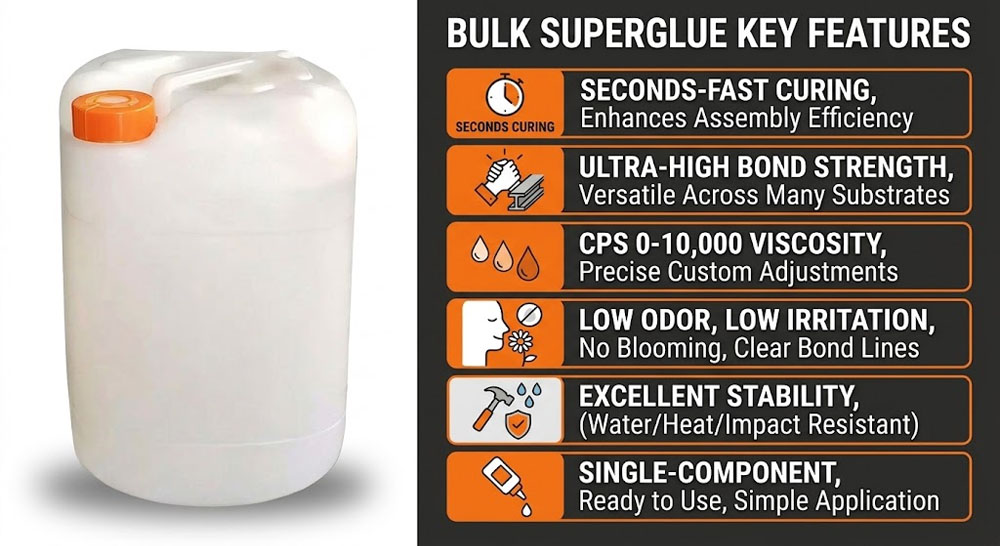 Superglue Manufacturer Product Features